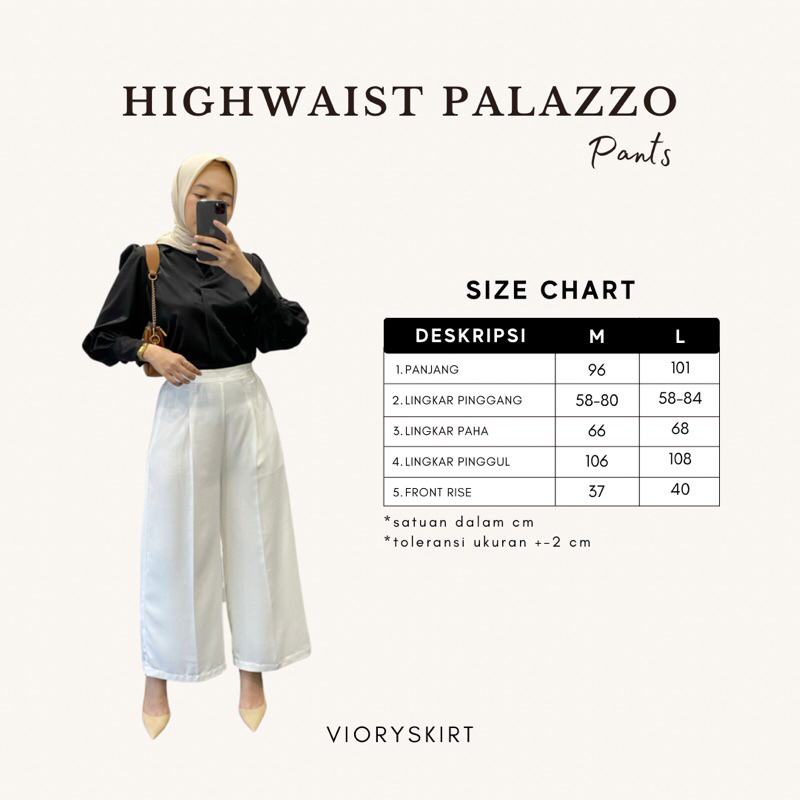 HIGHWAIST PALAZZO PANTS (Kulot Highwaist)