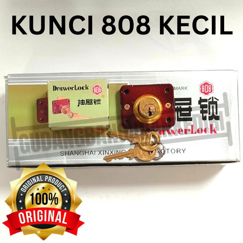 kunci laci lemari 808 kecil drawer lock Original kunci 808