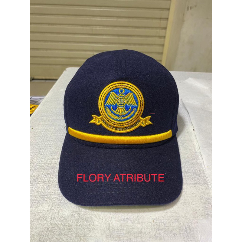 TOPI DISHUB BAHAN LAKEN