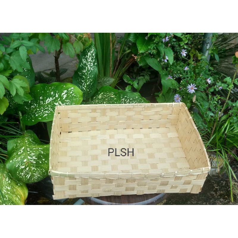 anyaman bambu kotak parsel
