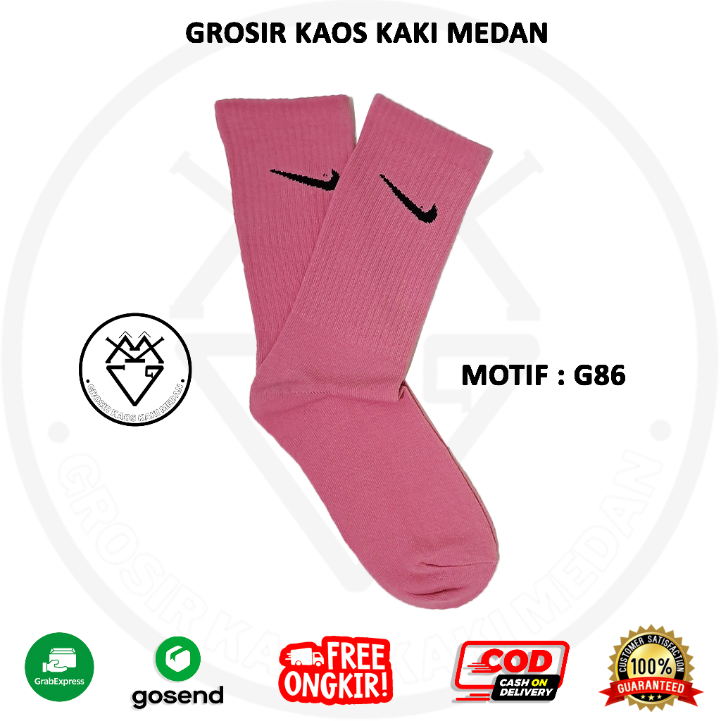 DISKON KAOS KAKI SKATE OLDSCHOOL MOTIF G86 CEWEK COWOK GROSIR MEDAN