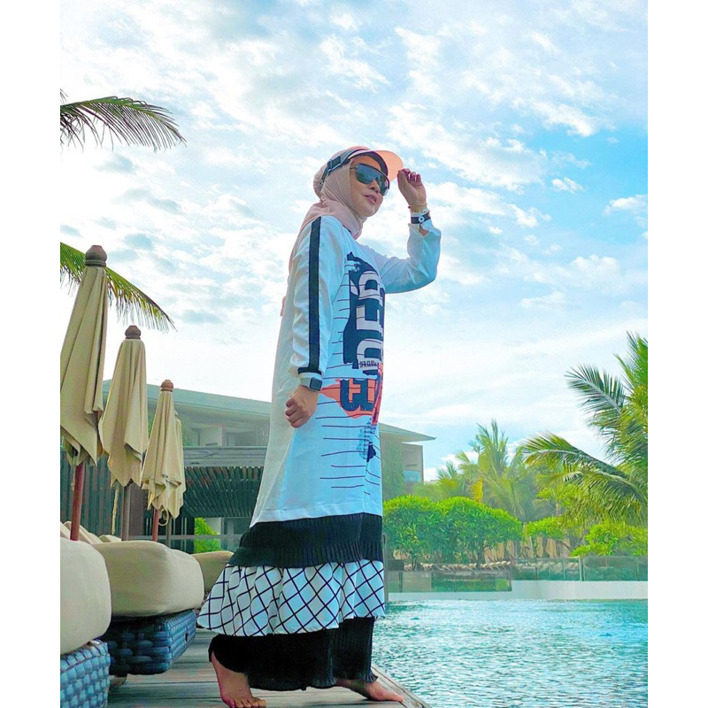 ABAYA NEWSPAPER original by DFR.CLOTH