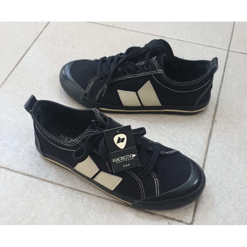 Sepatu Macbeth Eliot Black Cement Second 100% Original
