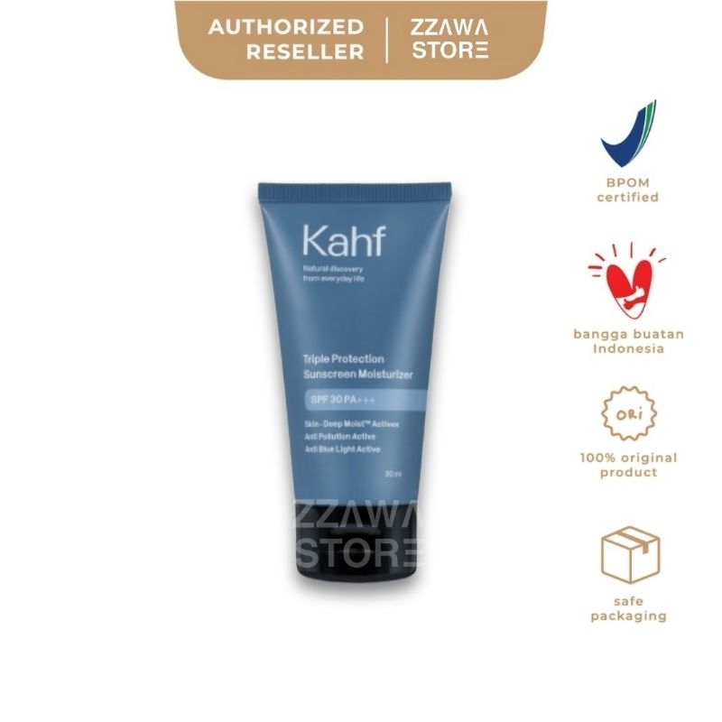 KAHF Triple Protection Sunscreen Moisturizer SPF30 PA+++ 30ml