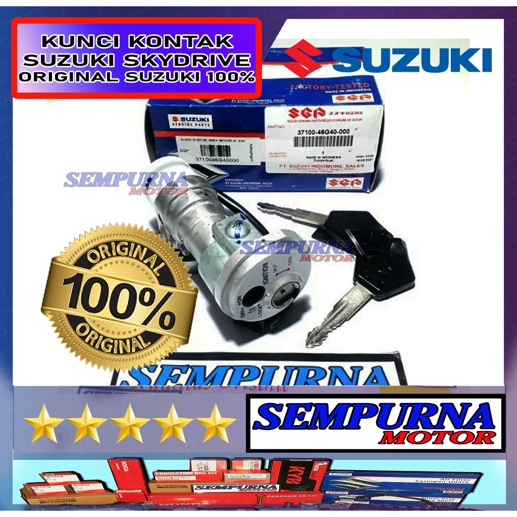 Kunci Kontak Skydrive Sky Drive 100% Original ORI Suzuki SGP 37100-46G40-000