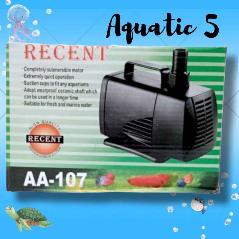 PROMO MURAH Mesin Pompa kolam Koi Aquarium RECENT AA 107