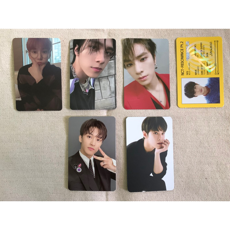 pc photocard official nct wayv doyoung xiaojun mark jungwoo resonance future arrival favorite