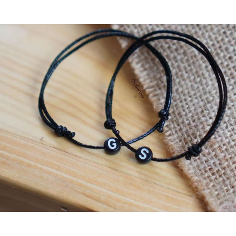 Gelang Huruf Gelang Initial Gelang Couple