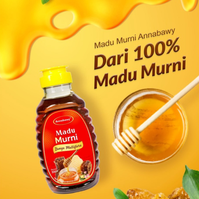 Madu Murni Multiflora 350 gram Annabawy