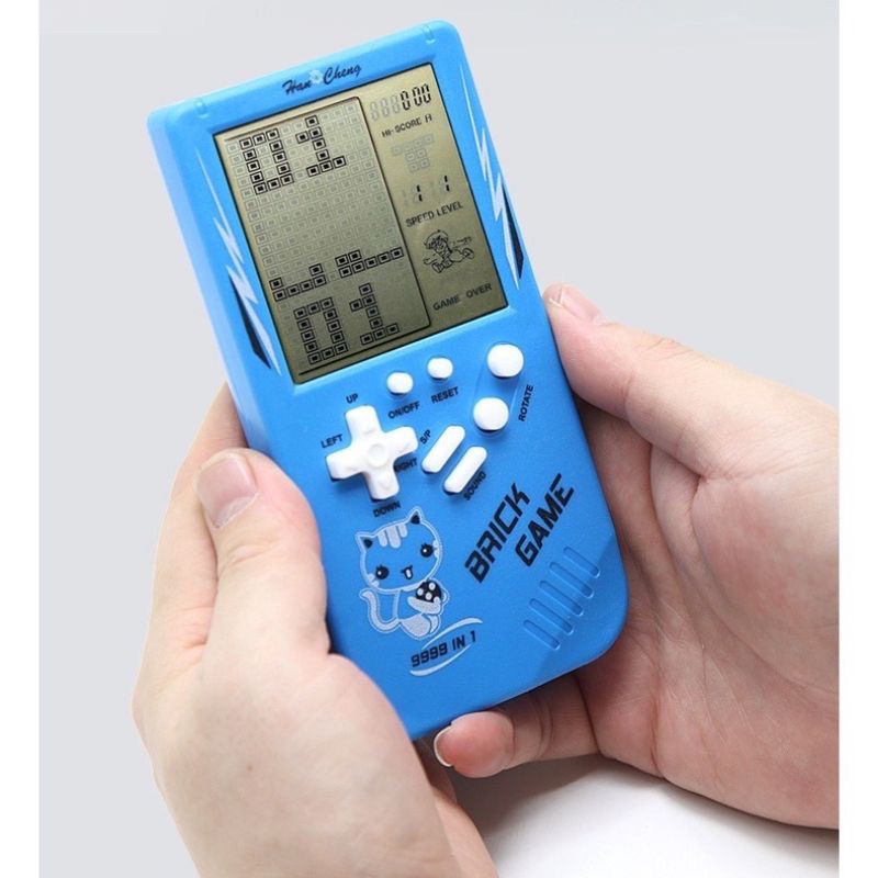 Game Tetris Bricks Gameboy Games Console Gamebot Game 9999 Mainan Jadul 90an Brick layar lebar 3,5 inch