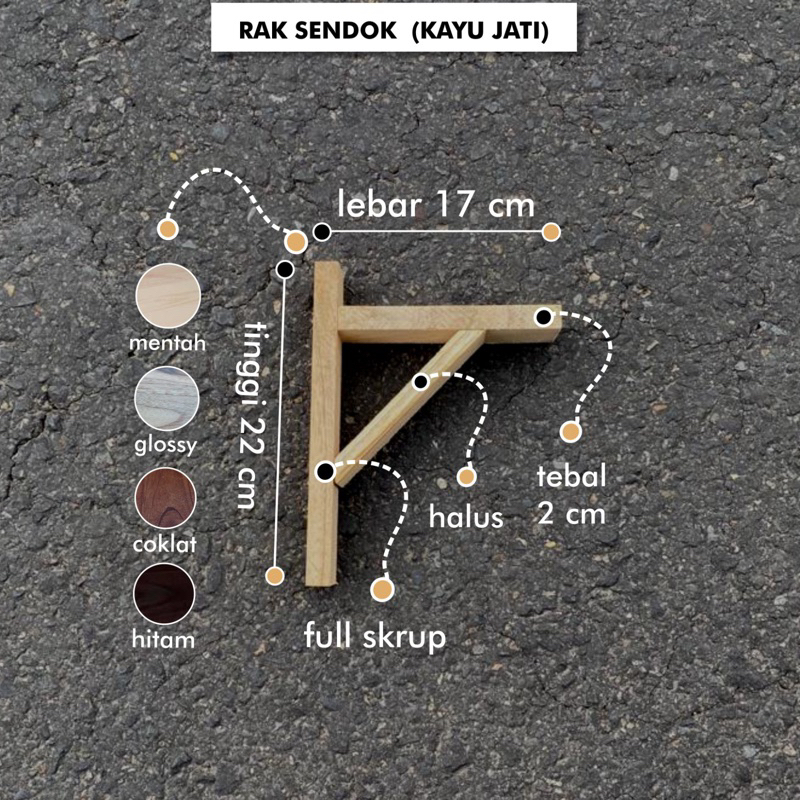 SIKU KAYU JATI | SIKU L (KAYU JATI)