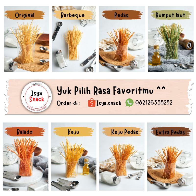 

Isya Snack - Mie Lidi / Lidi Lidian Enak 70gram