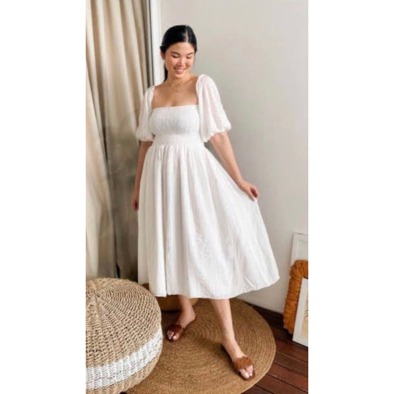 Love and Flair Sayan White Dress Preloved