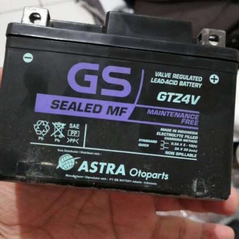 Aki motor bekas 3 ampere matic