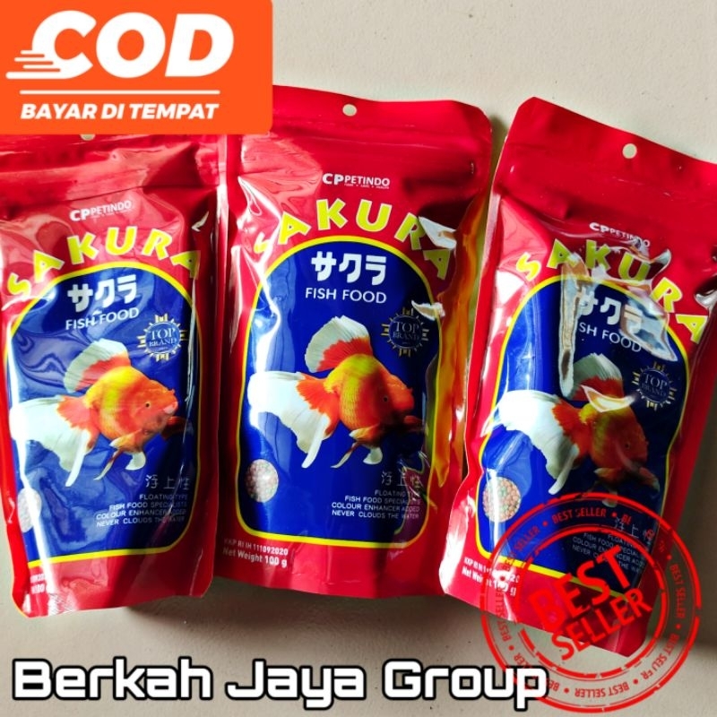 sakura pakan ikan fish food koi mas koki