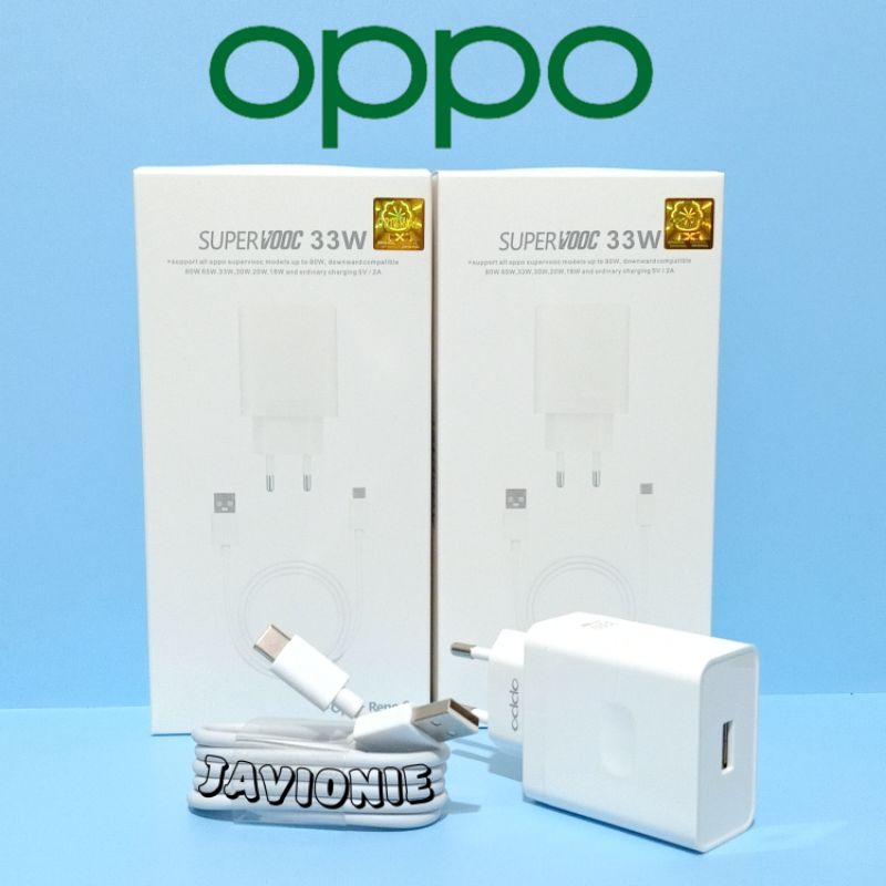 Charger Casan Cas OPPO RENO 1 2 2F 3 4 4F 5F 30W Original SUPER VOOC FLASH CHARGE TYPE C