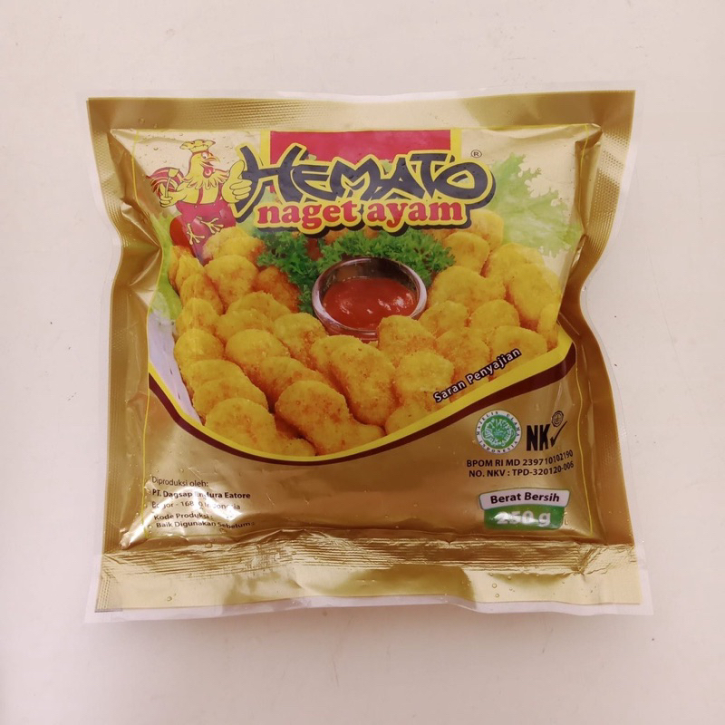 

HEMATO chiken nugget gold 250 gr