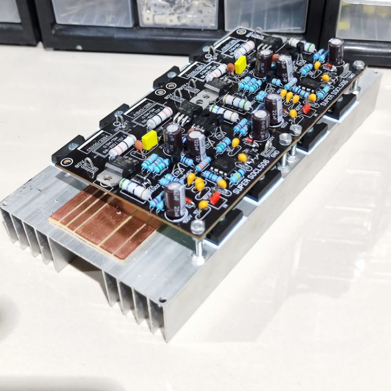 socl 506 stereo siap pakai 4 set transistor final