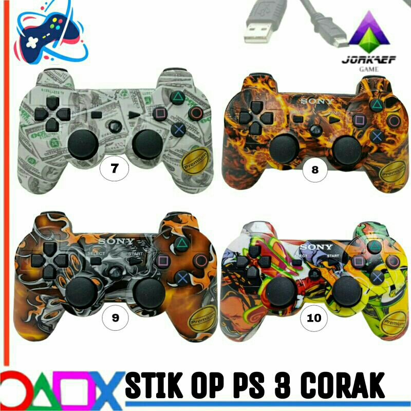 STIK PS3 WIRELESS STICK PS 3 PREMIUM ORI PABRIK MURAH