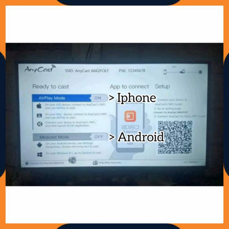 [COD] PAKET LENGKAP ANYCAST DARI HP KE TV TABUNG / DONGLE ANYCASH WIFI / MIRACAST DONGEL RECEIVER TV SCREEN MIRRORING / PENYAMBUNG HP KE TV
