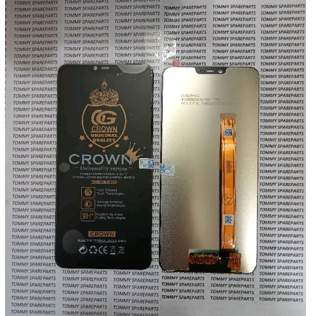 LCD TOUCHSCREEN OPPO A3S A5 UNIVERSAL RAM 2 RAM 3 REALME 2 C1 CPH1853 / CPH1803 ORIGINAL