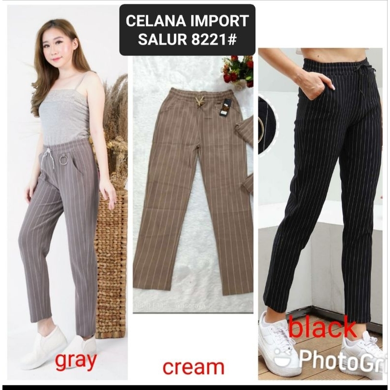 CELANA IMPORT WANITA MOTIF 8221 SALUR/CELANA IMPORT MURAH