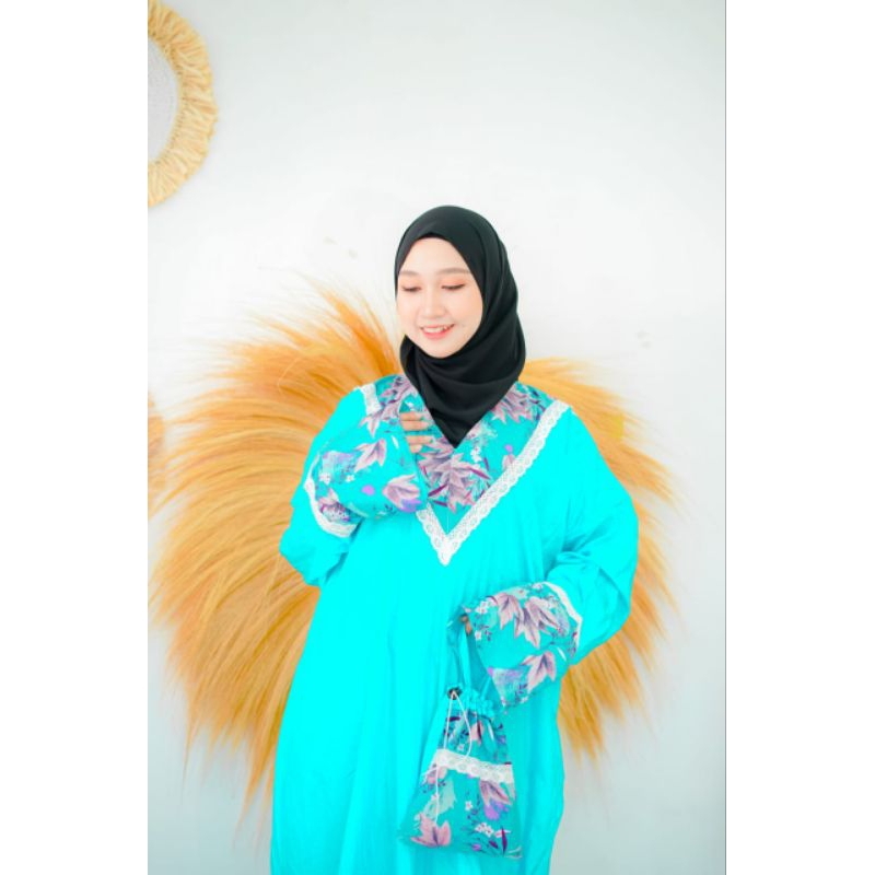 mukena abaya sholat bahan parasit kode Lancip #mukena354