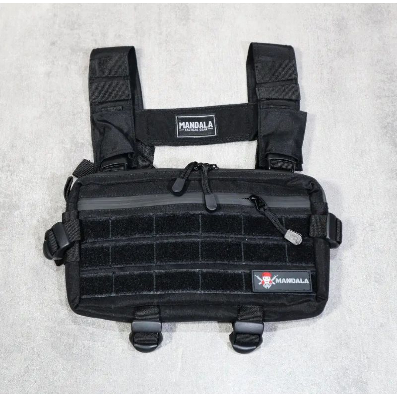 Tas Dada Tactical / Chest Bag Tactical / Tas Dada Hitam