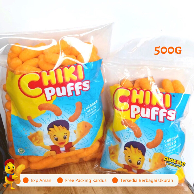 

PROMO 2.2 CHIKI PUFF KEJU 500G II PUSAT GROSIR SNACK DAN COKLAT KILOAN ORIGINAL II JABODETABEK - DEPOK