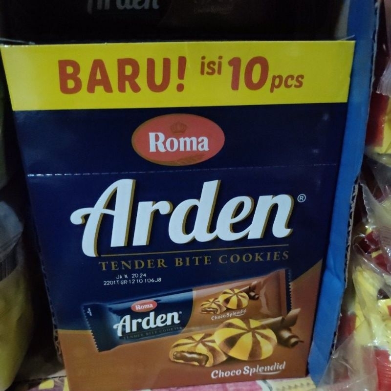 roma arden tender bite cookies kukis isi krim cokelat