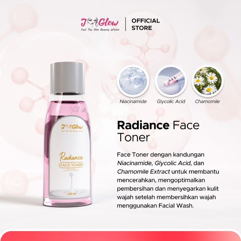 Jglow Skincare Paket Super Radiance Whitening / Untuk Kulit Normal Kusam 5in1