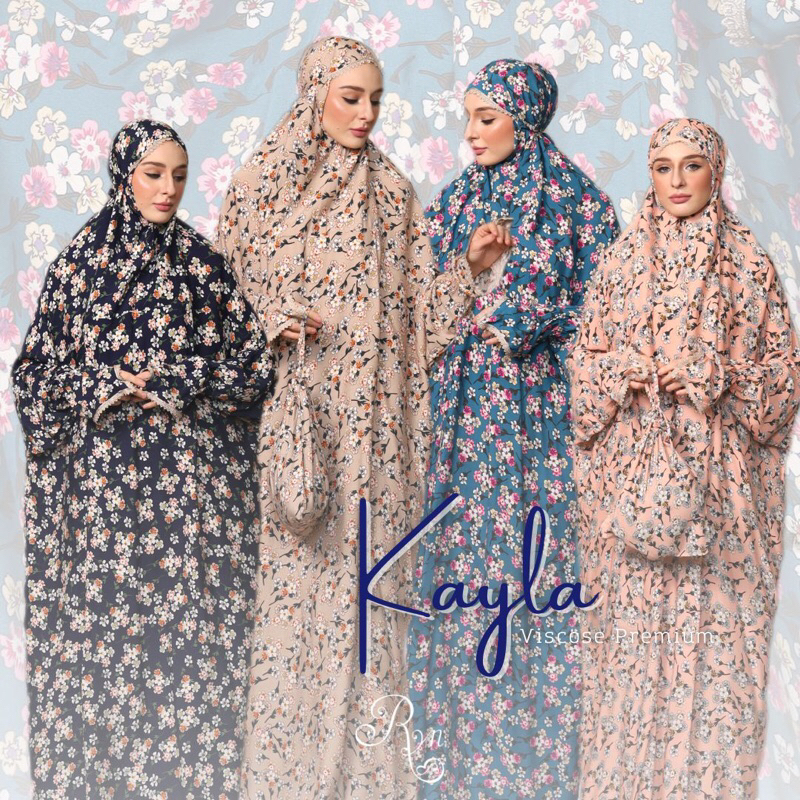 Mukena Terusan Rayon Dewasa | Mukena Terusan Kayla by Ryn