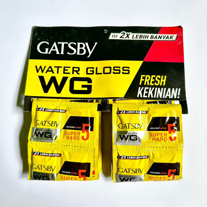 (48 pcs) Gatsby Water Gloss WG Kuning Sachet 5gr