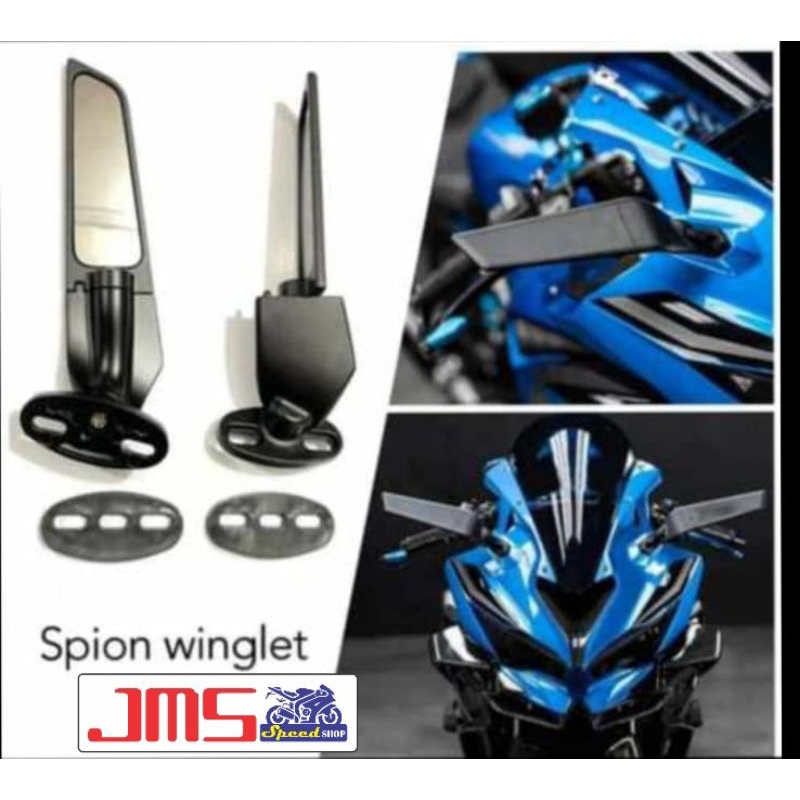 kaca spion motor winglet untuk R15 R15 cbr150 cbr250 ninja 250 ninja rr mono dll