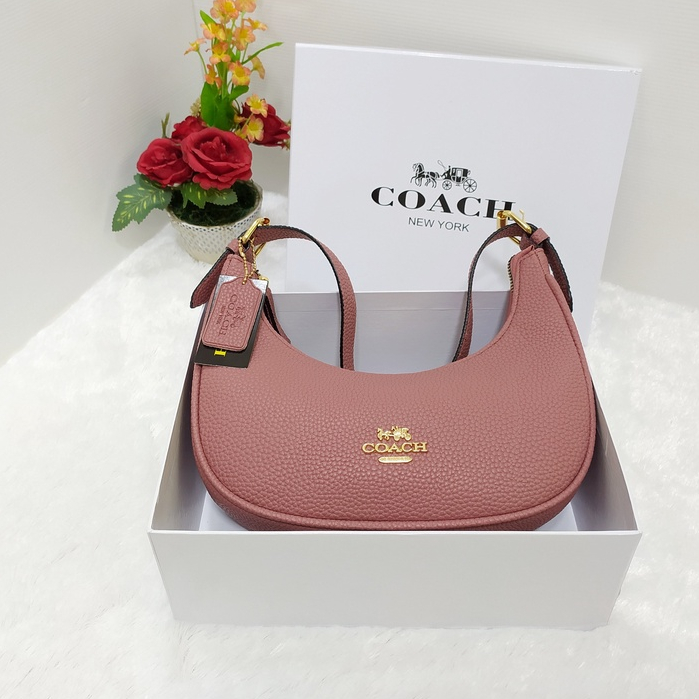 FREE BOX!!!Tas wanita COACHH bailey cleo hobbo in signature  Top Handle Bag Free box + coverbag