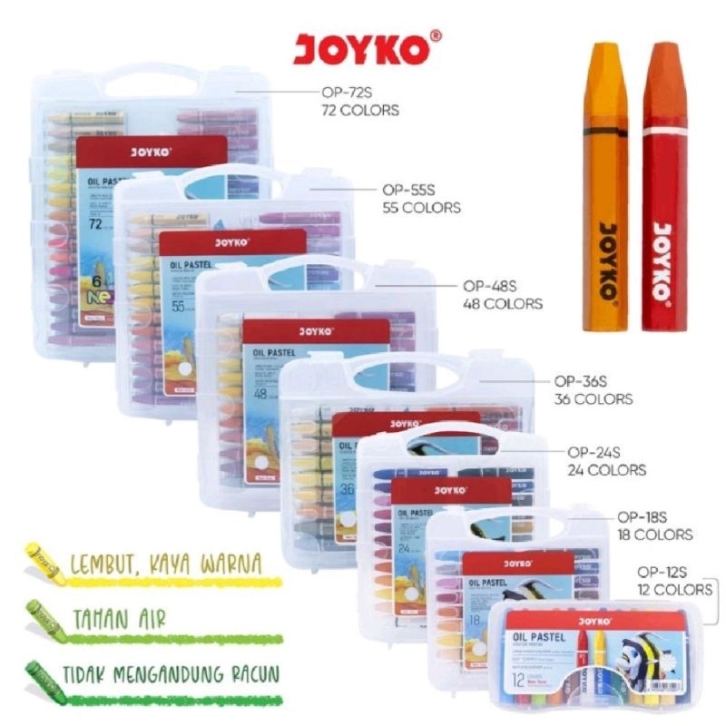 

Crayon Titi/Krayon/Oil Pastel Titi 55 Warna