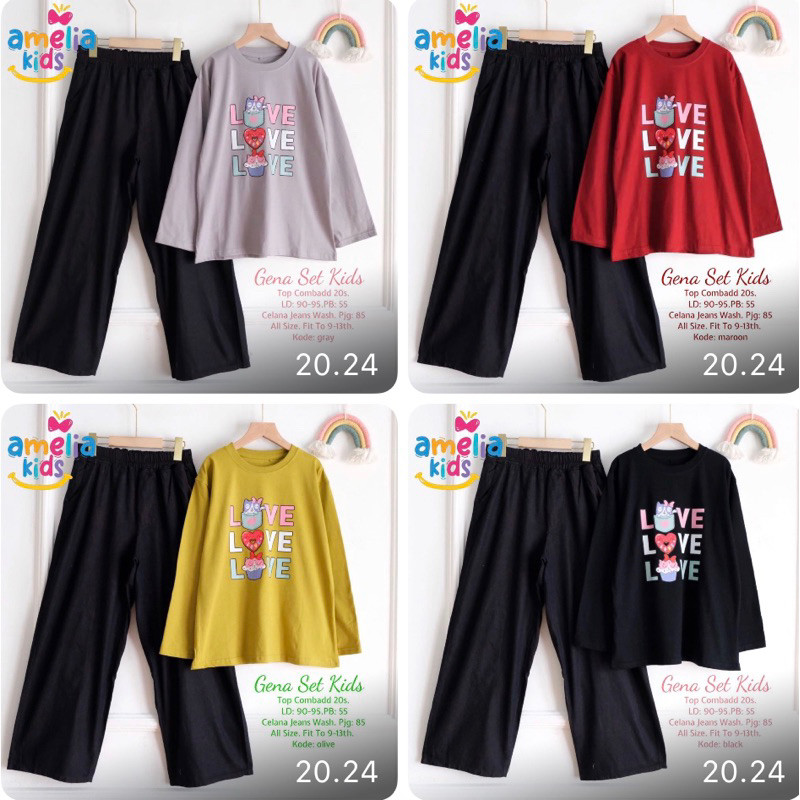 GENA SET KIDS || ORIGINAL BY AMELIA KIDS