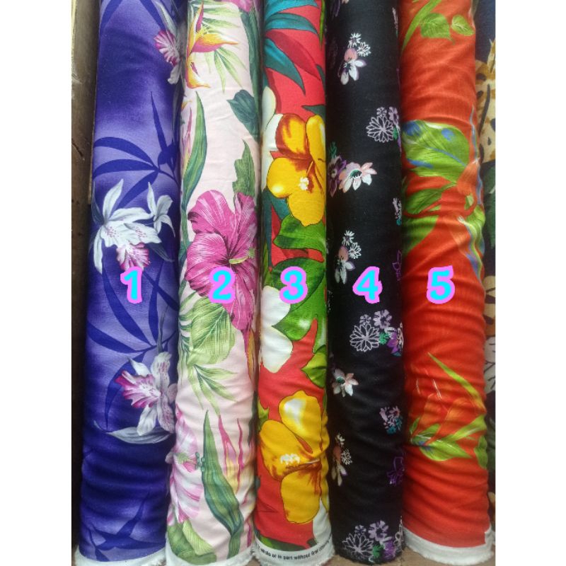 Kain Kemeja Pria. Wanita /Katun Rayon Viskose Motif. Kain Kemeja Pantai Katun Rayon