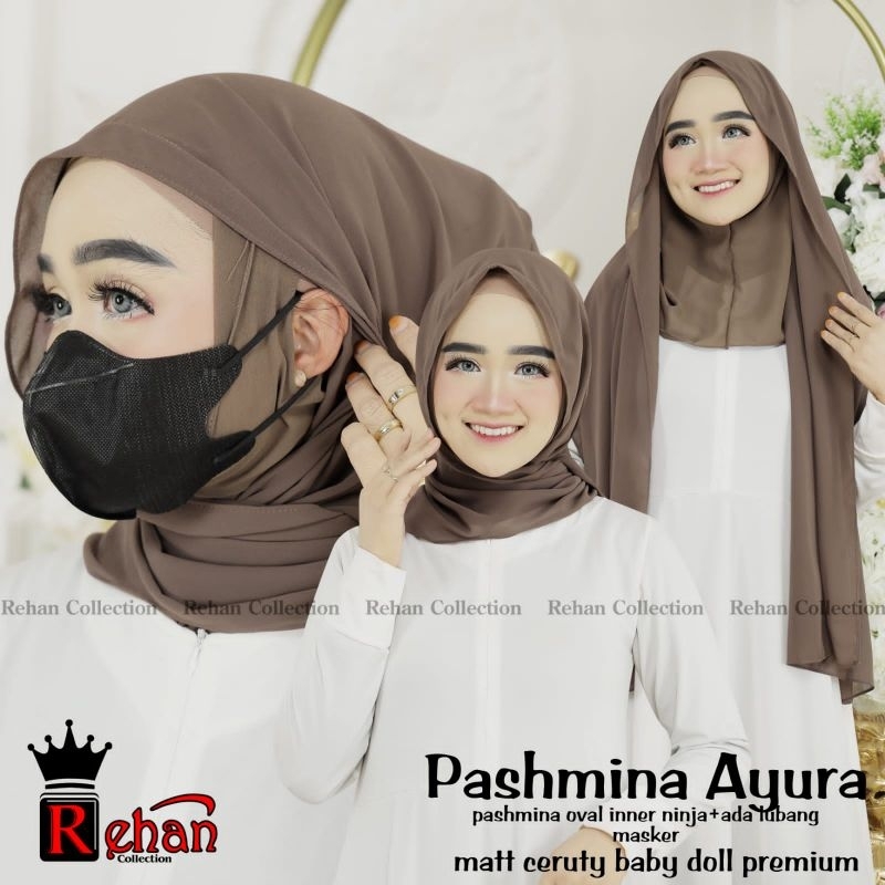 PASHMINA AYURA/HIJAB INSTAN/HIJAB KEKINIAN