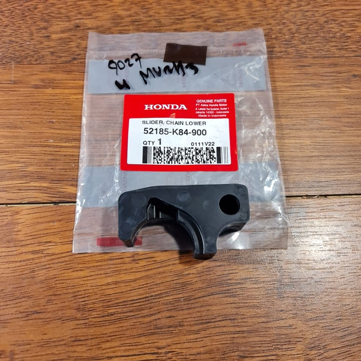 (CRF 150) HONDA ORI - KARET TAHANAN RANTAI DEPAN 52185K84900 SLIDER CHAIN LOWER ASLI AHM