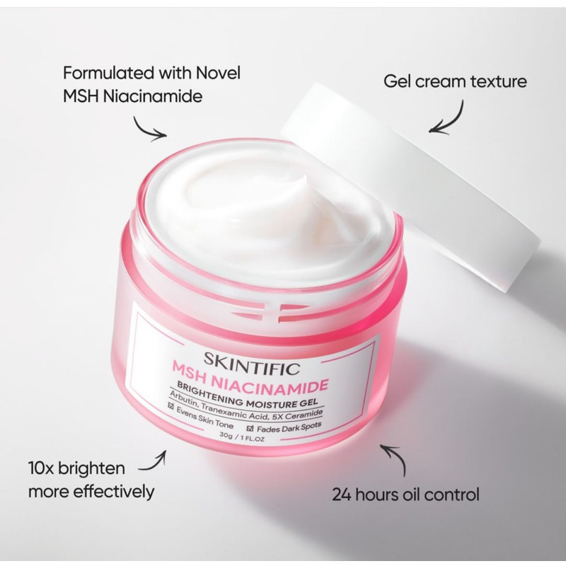 SKINTIFIC - MSH Niacinamide Brigtening Moisture Gel