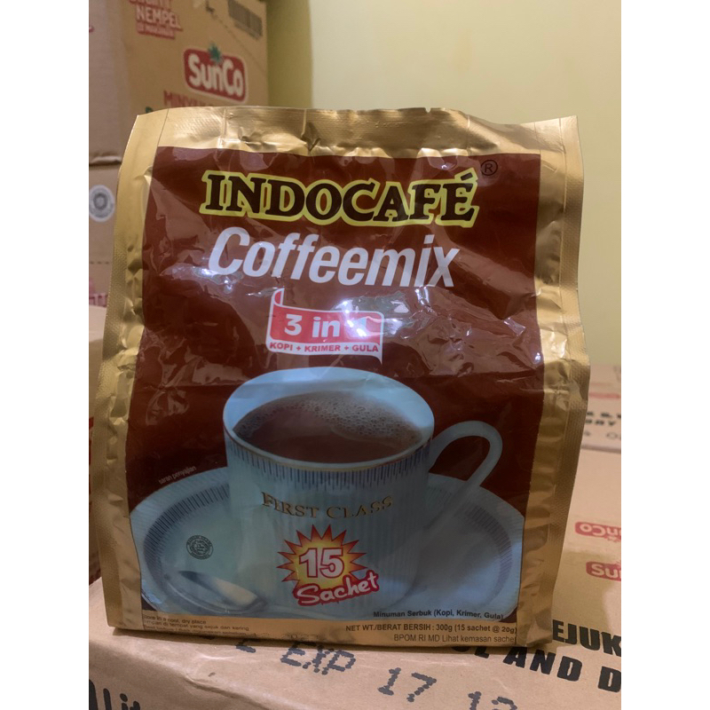 

Indocafe coffemix 3 in 1 isi 15 sachet