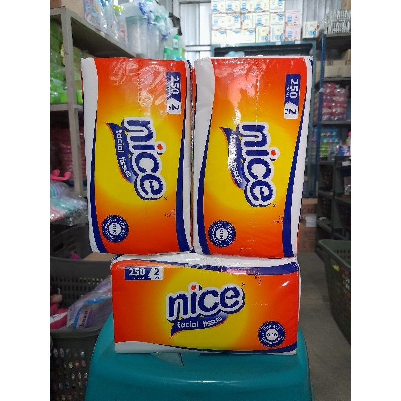 Promo 3 pack tisu tissue nice 250 shets praktis dan higienis