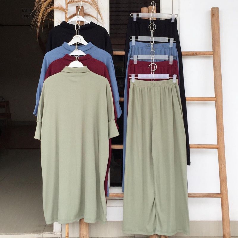 ALGA TUNIC SET 2pcs (TUNIC+cullote)