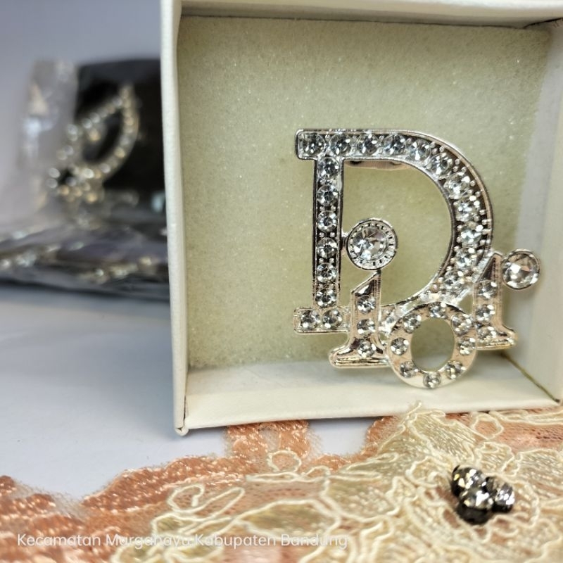 Bros pin besar bisa beli satuan bling bling batu permata