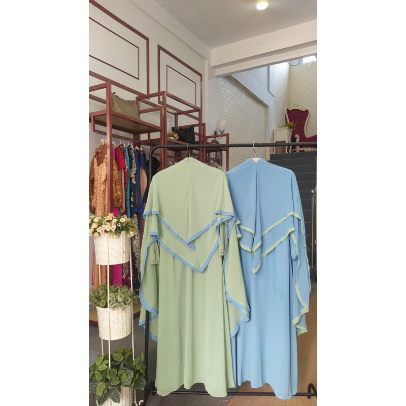 Lediza Gamis Syari| Dhijab of mey| House of Kanio & Kids