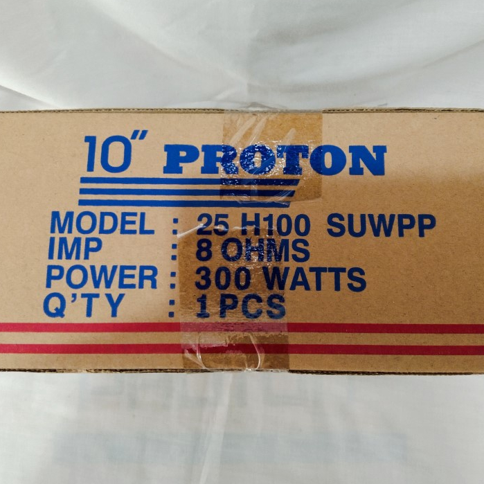 Speaker Merek Proton 10" Inch Type 25 H100 SUWPP