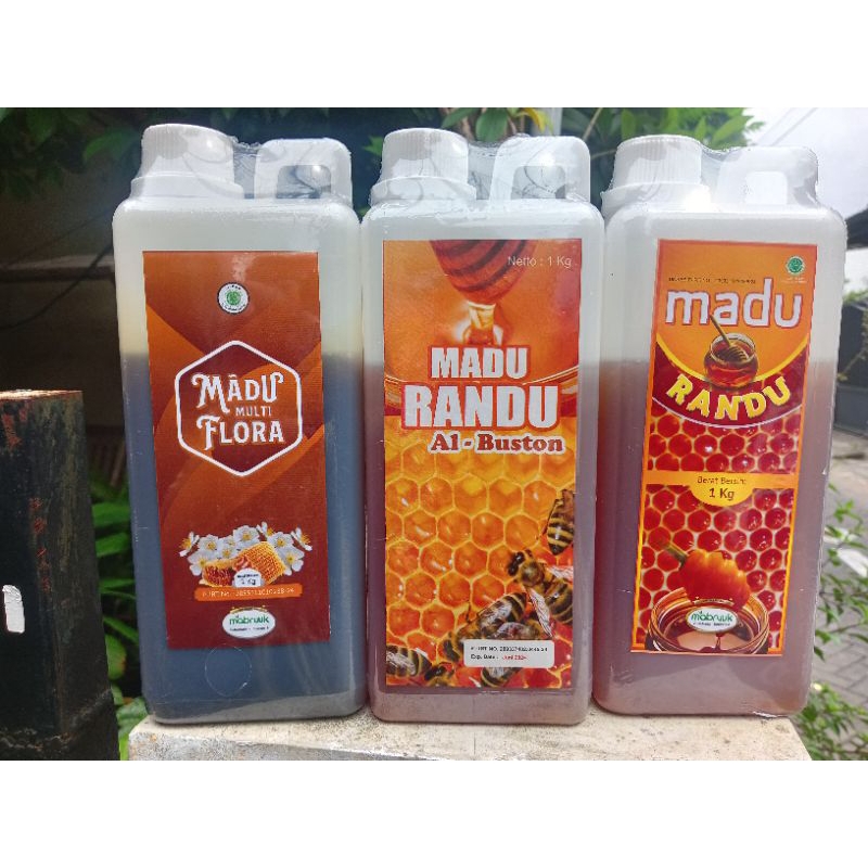 

Madu Asli Al Buston 1 kg Madu Randu, Madu Multiflora,Madu Hutan Riau,Madu Hutan Sialang, Madu Bee Pollen,Pure Honey, Original Honey