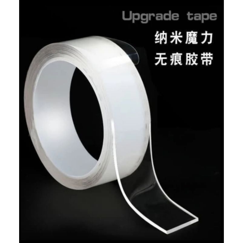 

Double Tape Nano Bening Tahan Air Lakban 100cm IVY Lem 3cm