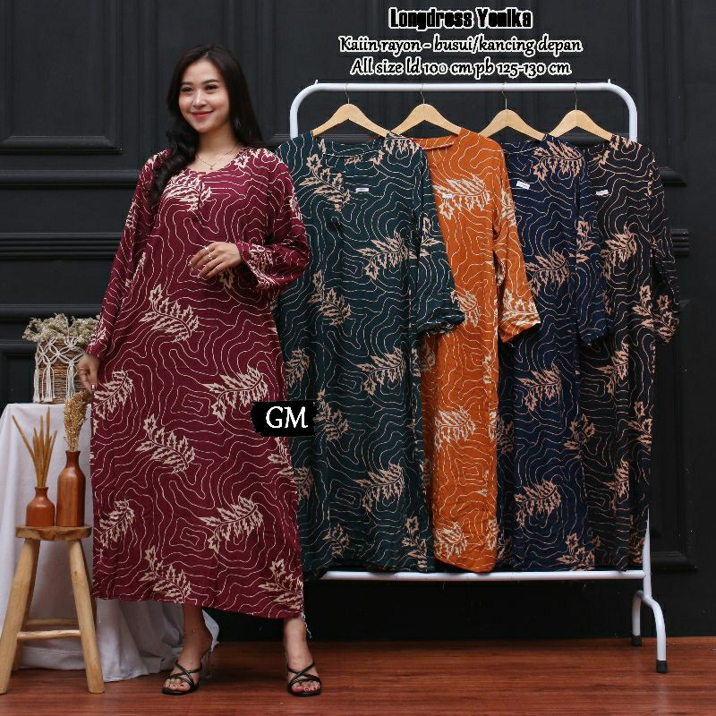 Daster rayon busui panjang murah meriah kekinian